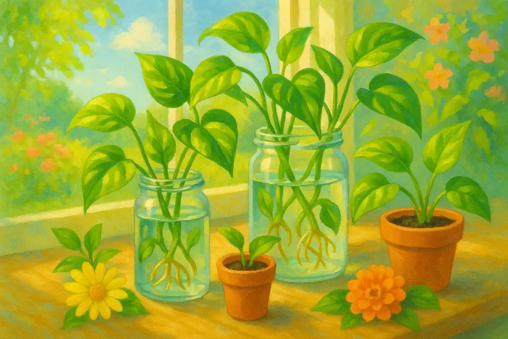 potthos plant propogational season